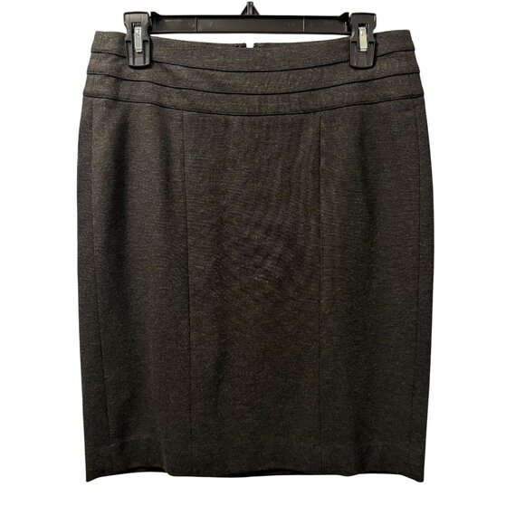 Cabi Womens Pencil Skirt Size 4 Charcoal Gray Rayon Blend skirt - Picture 1 of 12